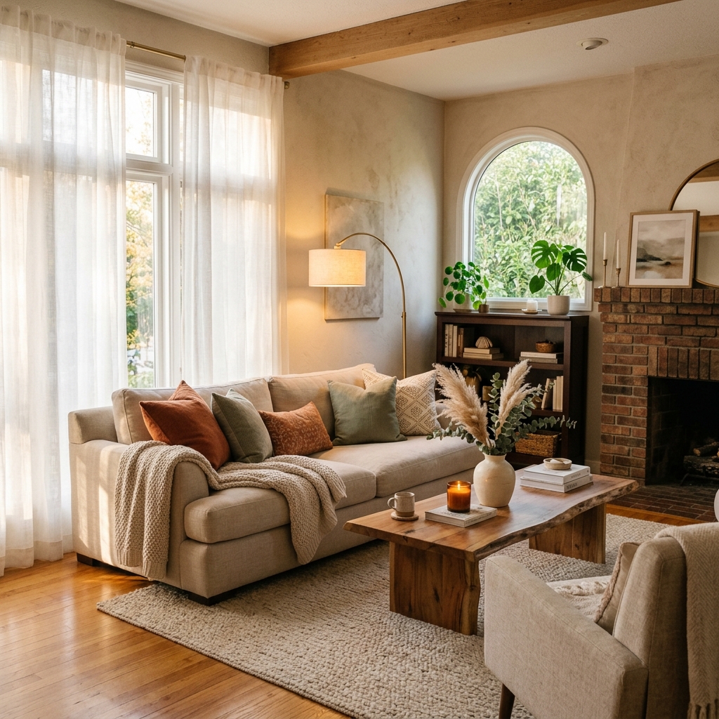 Cozy Home Decor Aesthetic Living Room